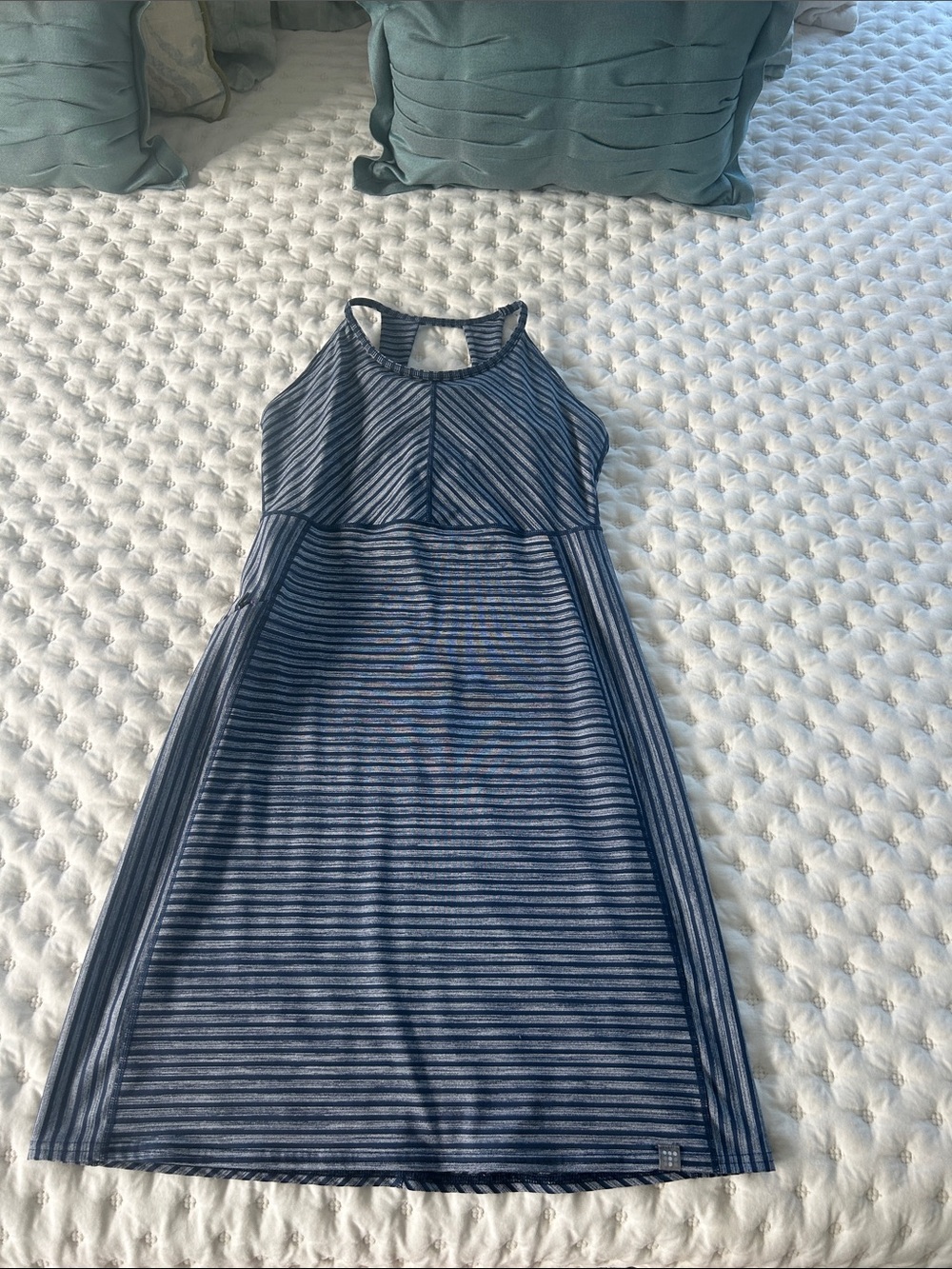 Title nine Blue Striped Midi Dress